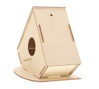 Milisten Wooden Birdhouse Craft Kit For Paint and Build Your Own Bird Nest DIY Wooden Art Toy For Creative Fun