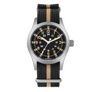 Militado ML05 ML05B 38mm Relojes Vintage para Hombres, Movimiento Segundero Continuo VH31/515/Miyota Super 2035 Cuarzo, Cristal Zafiro Abombado Recubrimiento AR Super Luminiscencia C3 100M Resistente
