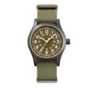 Militado ML05 VH31/VH60/515 Reloj de Cuarzo de 38 mm Reloj de Campo con Cristal de Zafiro Esférico, Reloj Retro C3 superluminoso con segundero suave para hombre, hasta 100 metros resistente al agua