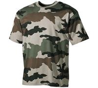 Militar Camuflaje Camiseta Ejército Combate Hombres Top 100 % Algodón Camiseta F