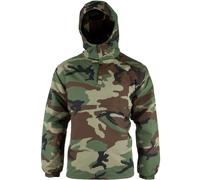 Militar Combatir Hombres Anorak Cortavientos Chaqueta Encapuchada Con Paño Grues
