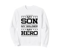 Militar Mi Hijo Mi Soldado Mi Héroe Orgulloso Padre del Soldado Sudadera