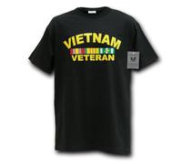 Militares Rapiddominance Classic T, Hombre, Vietnam Vet/Black