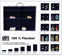 Militaria Sammelvitrinen ALU Maxi Flex Cada 2x compartimentos N º 1-2-3 Safe