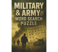 Military & Army Word Search Puzzle Book: Word Searches with Easy to Read Print about Soldiers, Battlefield, Armed Services and More | 6x9 inches, 110 ... Gift for Vacations, Holidays and Free Times