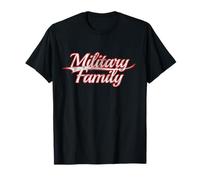 Military Family Armed Forces Patriotic Home Vintage Varsity Camiseta