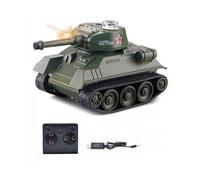 (Military Green) Mini RC-Battling Tanks 360 Degree Rotating Turret Armys Battling Tank Toy for Kids for Kids Children