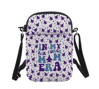 Military Mama Gift In My Air Force Mom Era - Bolso bandolera de la Fuerza Aérea Orgullosa, Air Force Mom B UK