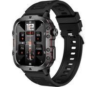 Military Smartwatch for Men 1.96", Fitness Watch with Call Function, Heart Rate, Sleep, Blood Pressure, Activity Tracker (Black)