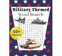 Military Themed Word Search: Word Search Puzzles with Easy to Read Print about Army, Navy, Marines and More | 8.5x11 inches, 110 Pages | 50+ Puzzles ... Gift for Vacations, Holidays and Relaxation