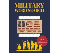 Military Word Search: A Patriotic Activity Book Featuring Challenging Puzzles Inspired by America’s Armed Forces - Celebrate Independence Day with Military Pride!