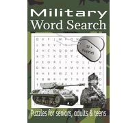 Military Word Search Puzzle Book: Word Searches with Easy to Read Print about Army, Navy, Airforce and More | 6x9 inches | 50+ Puzzles with Solutions