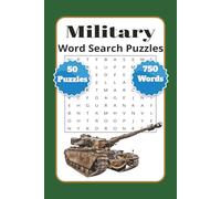 Military Word Search Puzzle Book: Word Searches with Easy to Read Print about Military, Army, Navy and More | 6x9 inches, 100 pages |50 Puzzles ... Gift for Vacations, Holidays, Leisure Time