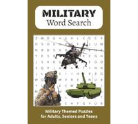 Military Word Search Puzzle Book: Word Searches With Easy to Read Print about Military, Army, Navy and More | 6 x 9 Inches, 110 Pages | 50+ Puzzles ... Gift For Vacations, Holidays and Free Times