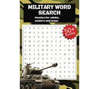 Military Word Search Puzzle Book: Word Searches with Easy to Read Print about Military, Military Operations and the Army | 6x9 inches 110 pages | 50+ ... Great for Travel, Holidays and Free Times