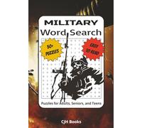 Military Word Search Puzzle Book: Word Searches with Easy to Read Print about Military, Soldiers, Armed Forces and More | 6x9 inches, 110 pages | 50+ ... for Vacations, Holidays, and Free Times
