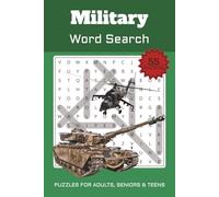 Military Word Search Puzzle Book: Word Searches With Easy To Read Print About Military, Tanks, Army And More I 6x9 inches, 110 Pages I ... Holidays, Relaxation or Fun times