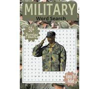 Military Word Search Puzzle Books: Word Searches with Easy to Read Print about armed forces, helicopters, army vocabulary and more 6x9,111 pages 50 ... for Vacations Holiday, and free times anytime