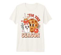 Milk and Cookies Christmas Season Camiseta Premium