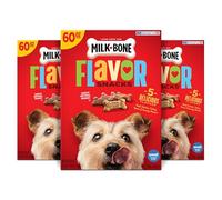 Milk-Bone Flavor Snacks Dog Treats, Small Biscuits, 60 Ounce (Pack of 3)