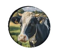 Milk Cow - Funda universal impermeable para neumáticos de remolque, cubierta de rueda de remolque, protectores de rueda de viaje personalizados para remolques, camiones, caravanas, SUV de 24 a 36