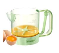 Milk Frother - Manual Push Whipping Container Set, Spring Driven Stirring Maker with Rapid Blend Control Feature, Easy Press Mechanism, Ideal for Coffee Desserts Sauce Mixing