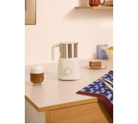 MILK FROTHER RETRO - Espumador Calentador De Leche Con Jarra Extraíble Blanco Roto