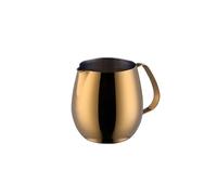 milk frothing pitcher, Jarra espumadora de leche 10 oz/300 ml, boquilla precisa para latte art, accesorios de café,for coffee machines(300ml-gold)