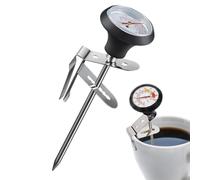Milk Frothing Thermometer - Instant Read Probe | Stainless Steel Clip Gauge