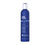 milk_shake® | cold brunette shampoo | Champú Específico para Cabello Castaño | 300 ml | Champú con Pigmento Azul | Elimina los Reflejos Cálidos Rojo, Anaranjado