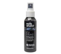 milk_shake | Icy Blond Toning Spray 100 ml, Tónico específico anti-amarillo sin aclarado para cabellos rubios o decolorados, con pigmento negro, Made in Italy