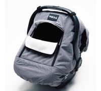 Milk Snob Funda de asiento de coche para bebé de invierno, toldo y funda para cochecito de bebé, impermeable, resistente al viento, forro polar interior acogedor, mantiene a tu bebé caliente, seco y