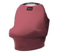 Milk Snob Funda Luxe original 5 en 1 en Ash Rose - Privacidad añadida para la lactancia, asiento de coche de bebé, portabebés, cochecito, trona, carrito de la compra, toldo para tumbona