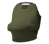 Milk Snob Funda Luxe original 5 en 1 en color verde oliva: privacidad añadida para lactancia, asiento de coche para bebé, portabebés, cochecito, trona, carrito de la compra, toldo para tumbona