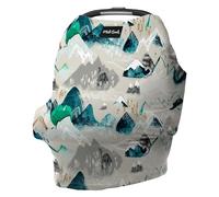 Milk Snob Funda original 5 en 1: privacidad adicional para lactancia, asiento de coche para bebé, portabebés, cochecito, silla alta, carrito de la compra, toldo para tumbona (Rocky Mountain)