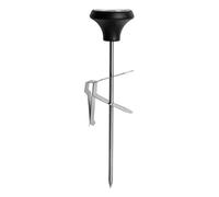 Milk Thermometer, Kitchen Temperature Gauge, Drink Heat Meter, Instant Read Probe with Clip, Interactive Accurate Heat Sensor for Coffee, Foam, Chocolate, Cooking Prep Use 1.81x1.81x4.84 Inches