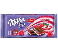 Milka Barra de chocolate con crema de frambuesa (100 g, 22 unidades)