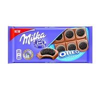 Milka Barras de Chocolate | Milka Oreo Sandwich | Paquete de 15 | Leche de Chocolate | | 48 Oz | 1380 Gr
