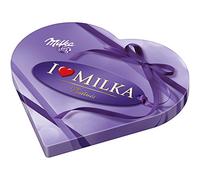 Milka Bombones de Chocolate con Leche y Crema de Avellana, 165g
