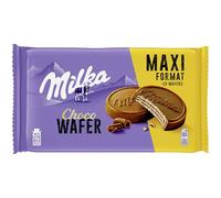 Milka Choco Wafer Galleta Barquillo con Relleno de Cacao y Cubierto de Chocolate con Leche de los Alpes, Pack Familiar 300g
