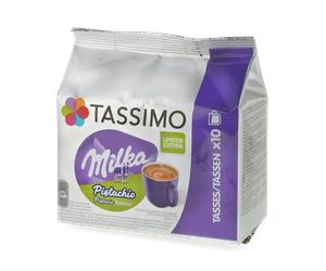 Milka | Chocolate de pistacho - 10 cápsulas para Tassimo