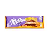 Milka MMMAX Choco Swing Tableta Grande de Chocolate con Leche de los Alpes con Galleta, Relleno de Crema de Leche y Crema de Cacao 300g