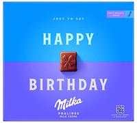 Milka Happy Birthday Alpine - Bombones de chocolate con leche (20 unidades, 110 g)