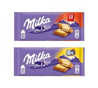 Milka LU Biscuits & Milka TUC Galletas - Paquete 87gx2