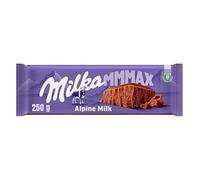 Milka MMMAX, Tableta Grande de Chocolate con Leche de los Alpes, 250 g