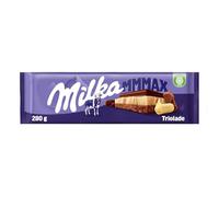 Milka MMMAX Triolade Tableta Grande de 3 Chocolates: Blanco, Chocolate con Leche de los Alpes y Chocolate con Extra de Cacao, 280 g