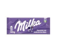 Milka, Tableta de Chocolate con Leche de los Alpes, 90g