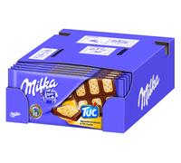 Milka Tuc Galletas De Chocolate De Leche Alpina Fina 87G Paquete De 10