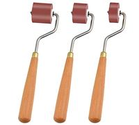 Milkary Rodillos de goma Brayer, 3 piezas de rodillo de tinta Brayer con agarre cómodo para impresión, brayers de estampado artesanal, herramientas de estampado