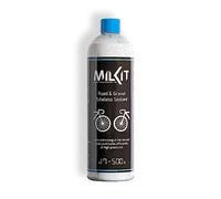 milKit Leche de sellado Tubeless para bicicleta de carretera y gravel, en botella de 500 ml, sellador de neumáticos de bicicleta, leche sin cámara